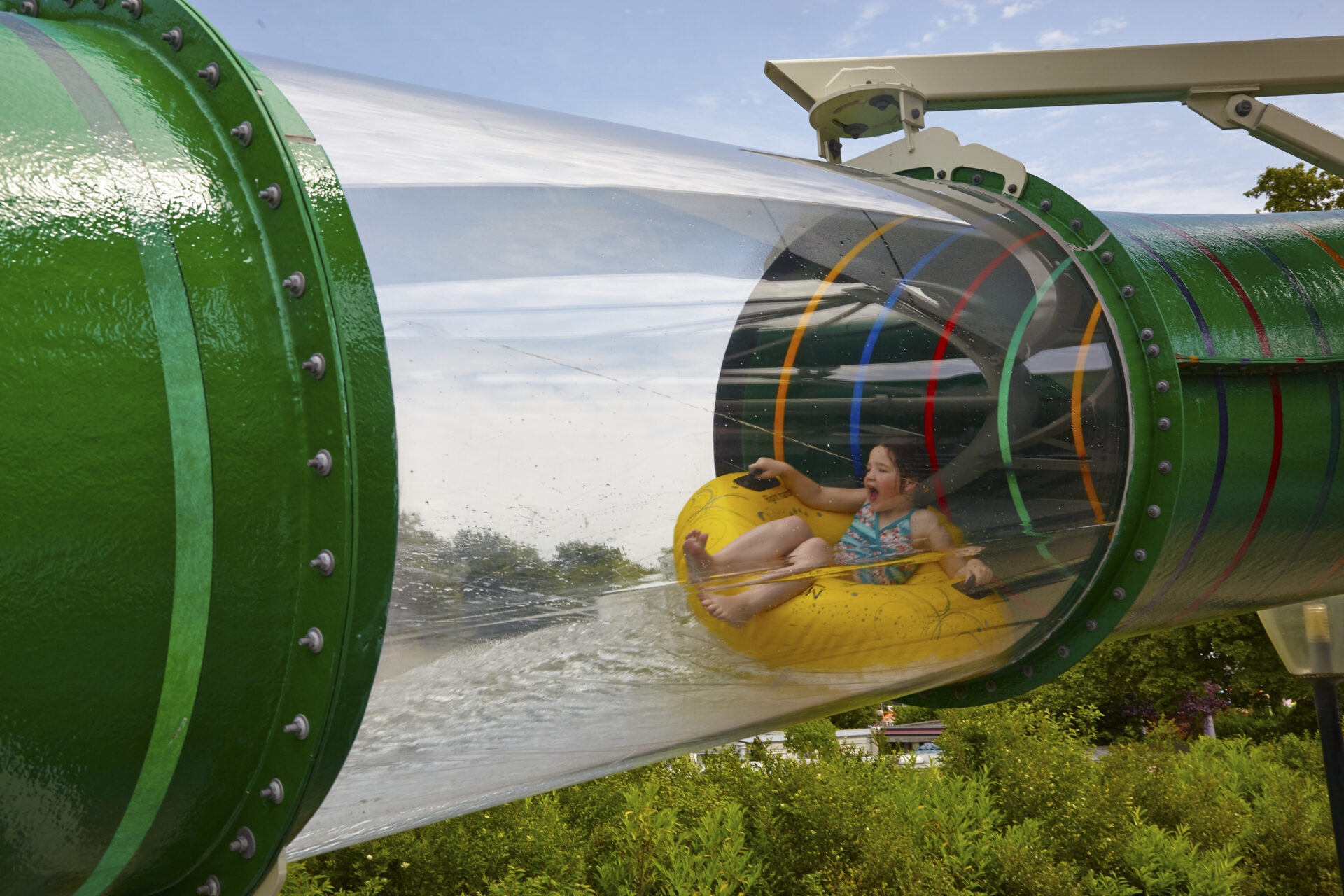 De Crazy Cone waterglijbaan bij Marveld Recreatie