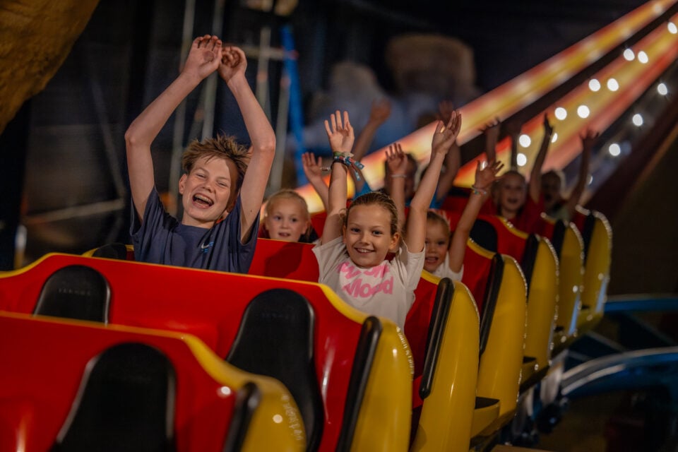 Bulderbaan van indoor pretpark Bommelwereld