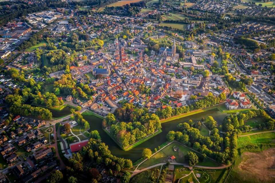 Luchtfoto Groenlo Vestingstad - ©Arjan Almekinders