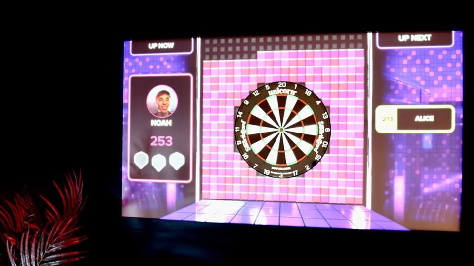 Interactive Darts bij vakantiepark Marveld Recreatie