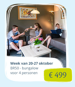 4-persoonsbungalow BR50, week 20-10, € 499