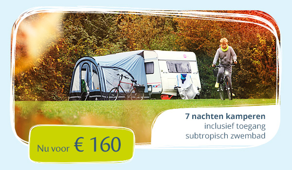 7 nachten kamperen - € 160